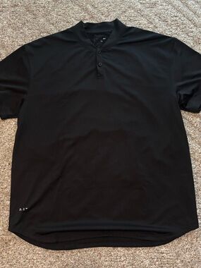 BYLT Basics Stealth Polo Mens XXL Black Performance Athletic
